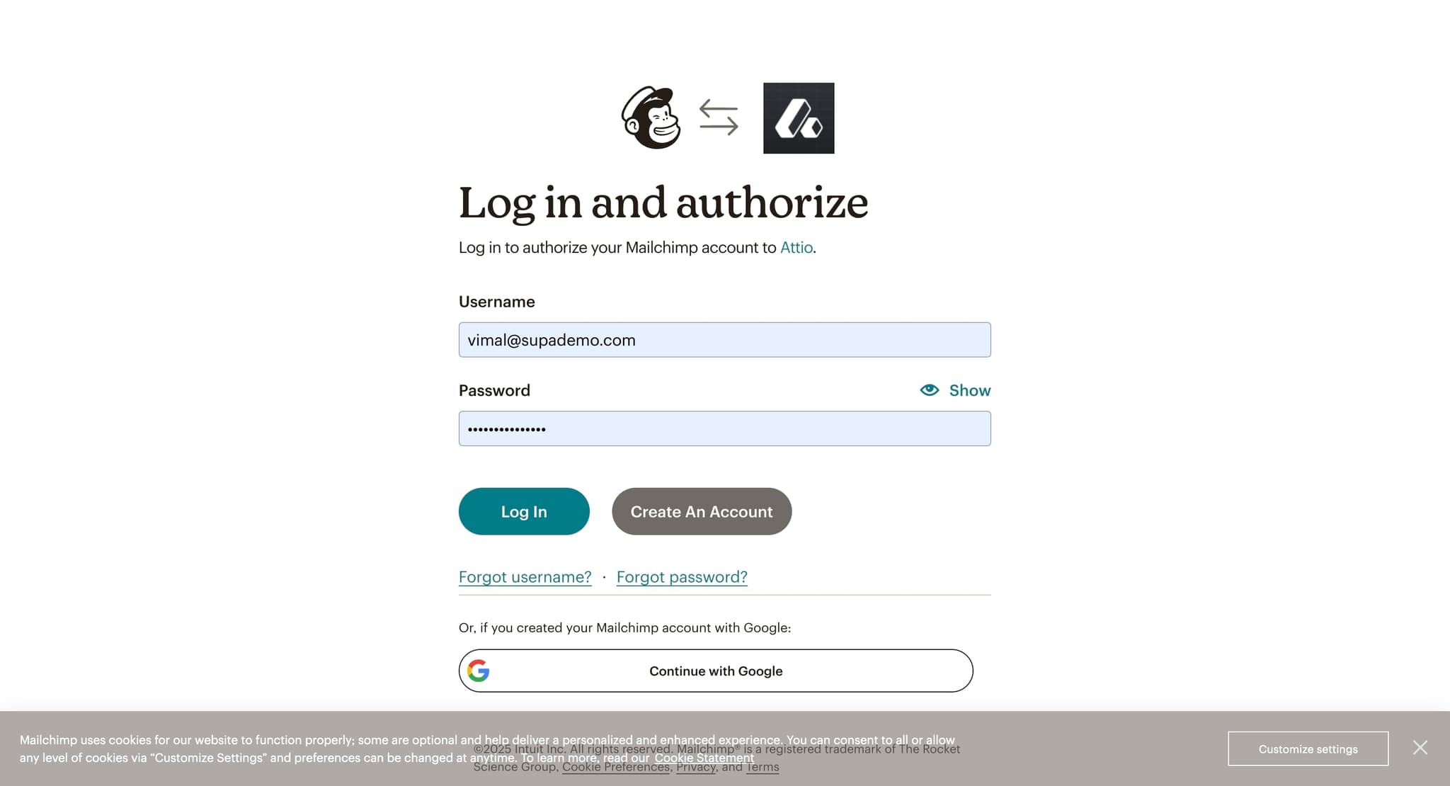 Set sync preferences