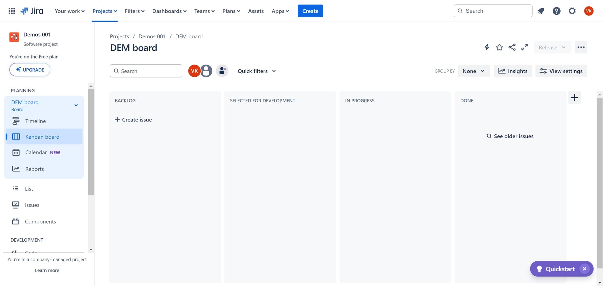 Search or apply filters in your workspace