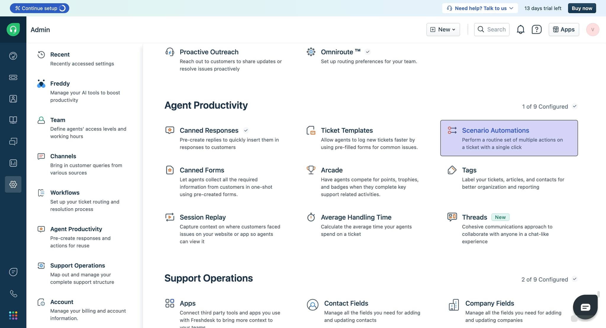 Test and monitor the automation