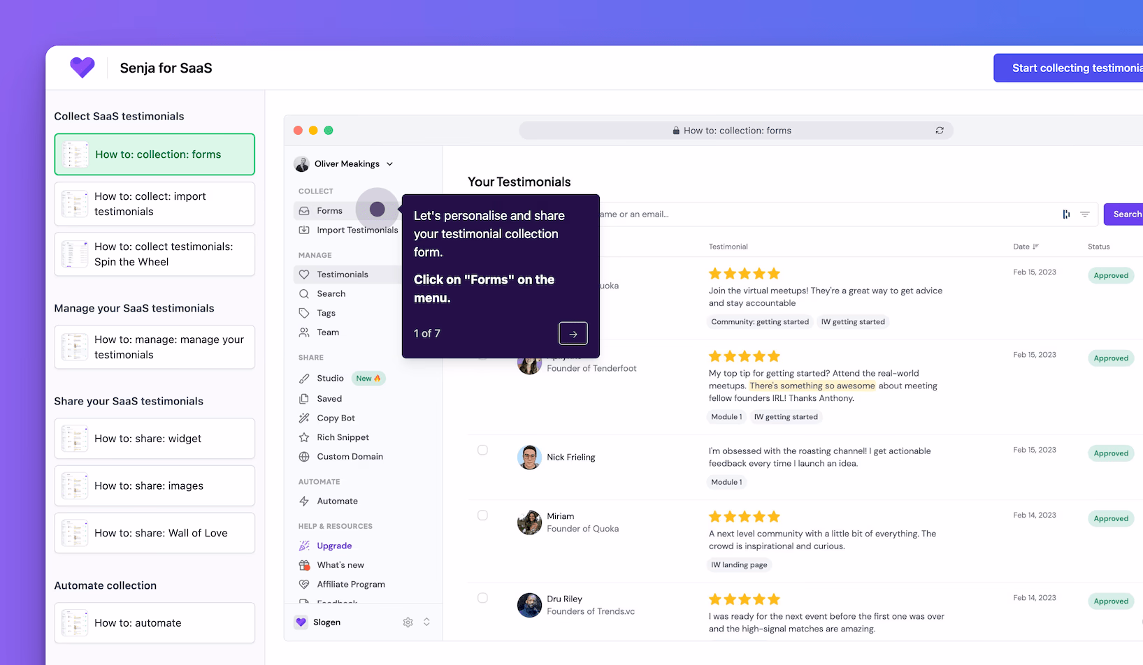 showcase screenshot