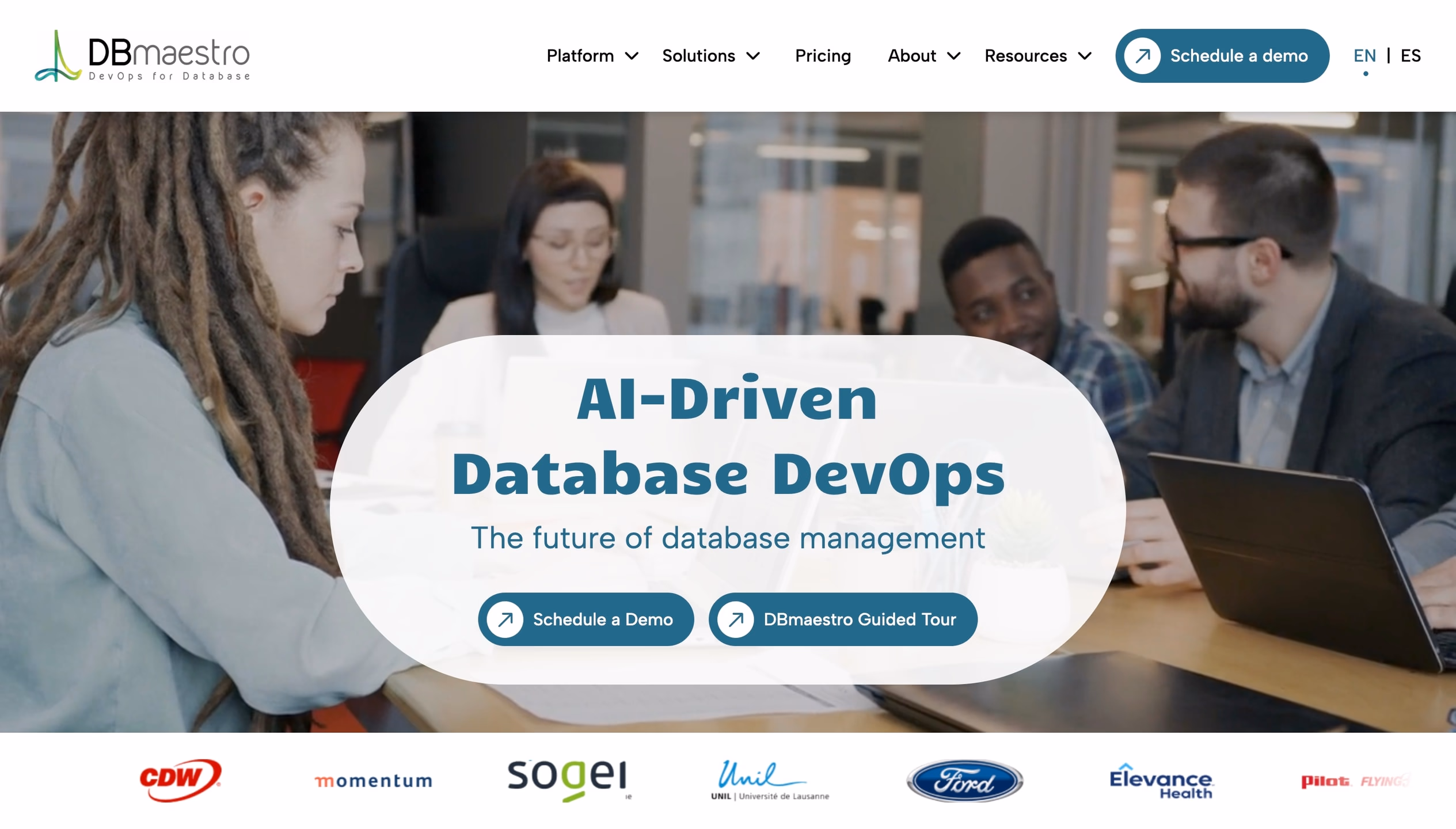 DBmaestro website