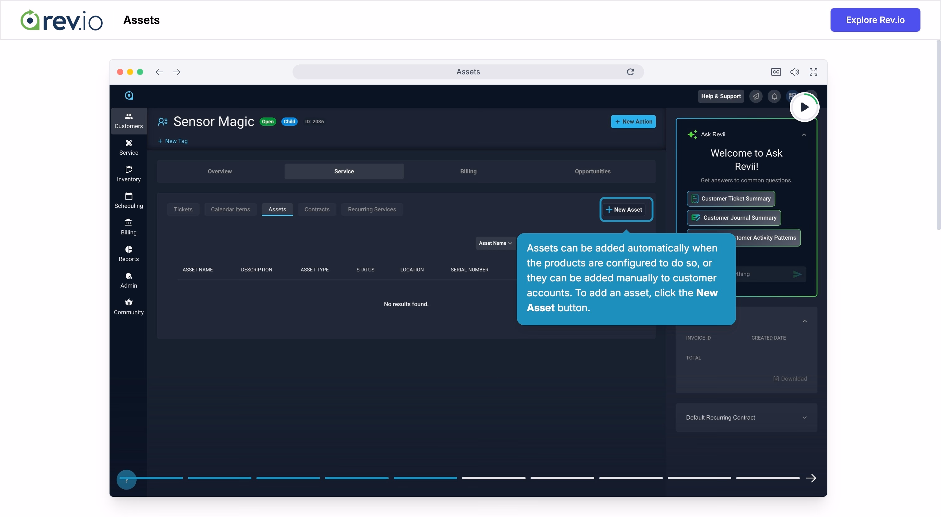 Rev.io Supademo showcase - Click to view interactive demo