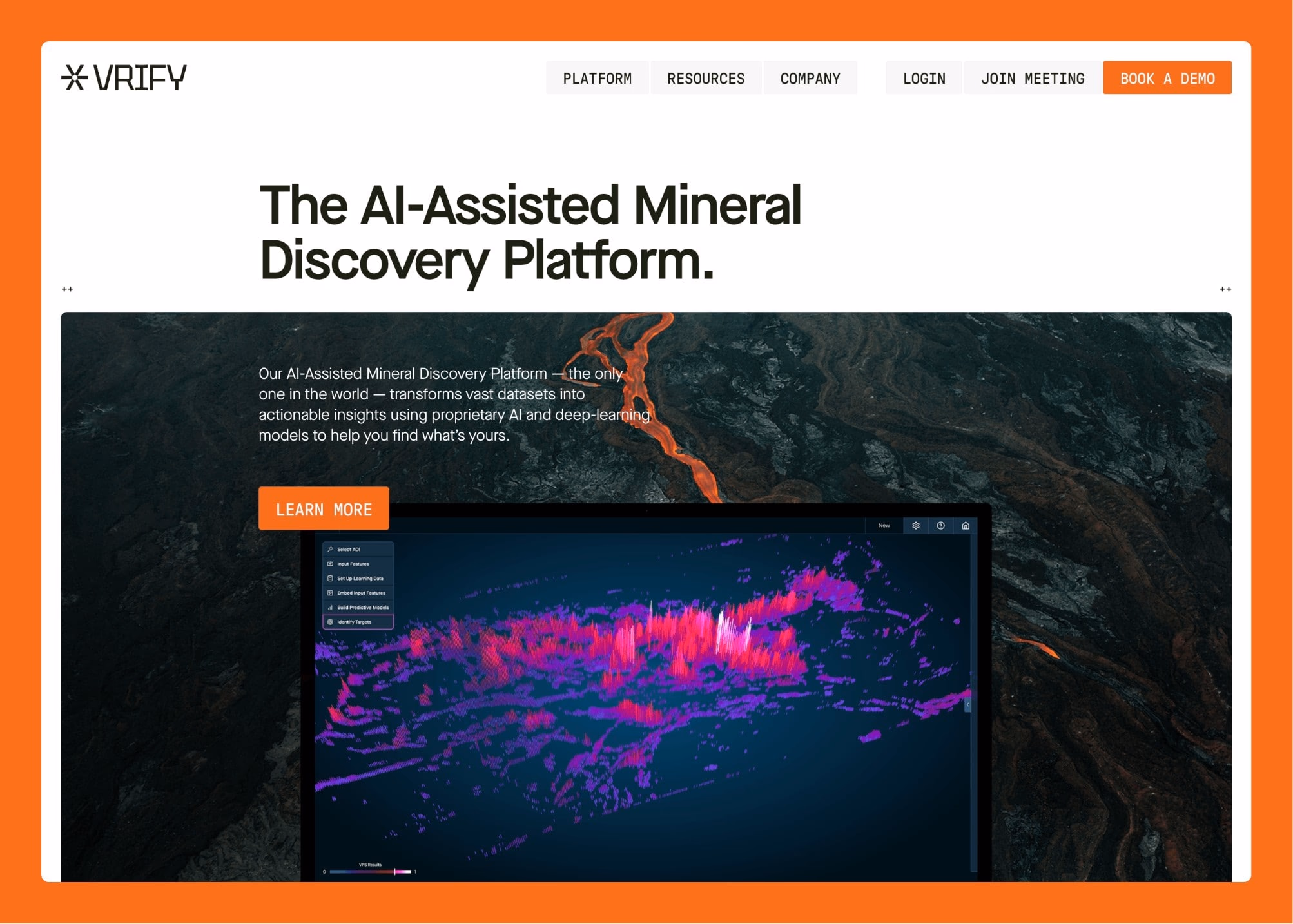 VRIFY demo showcase