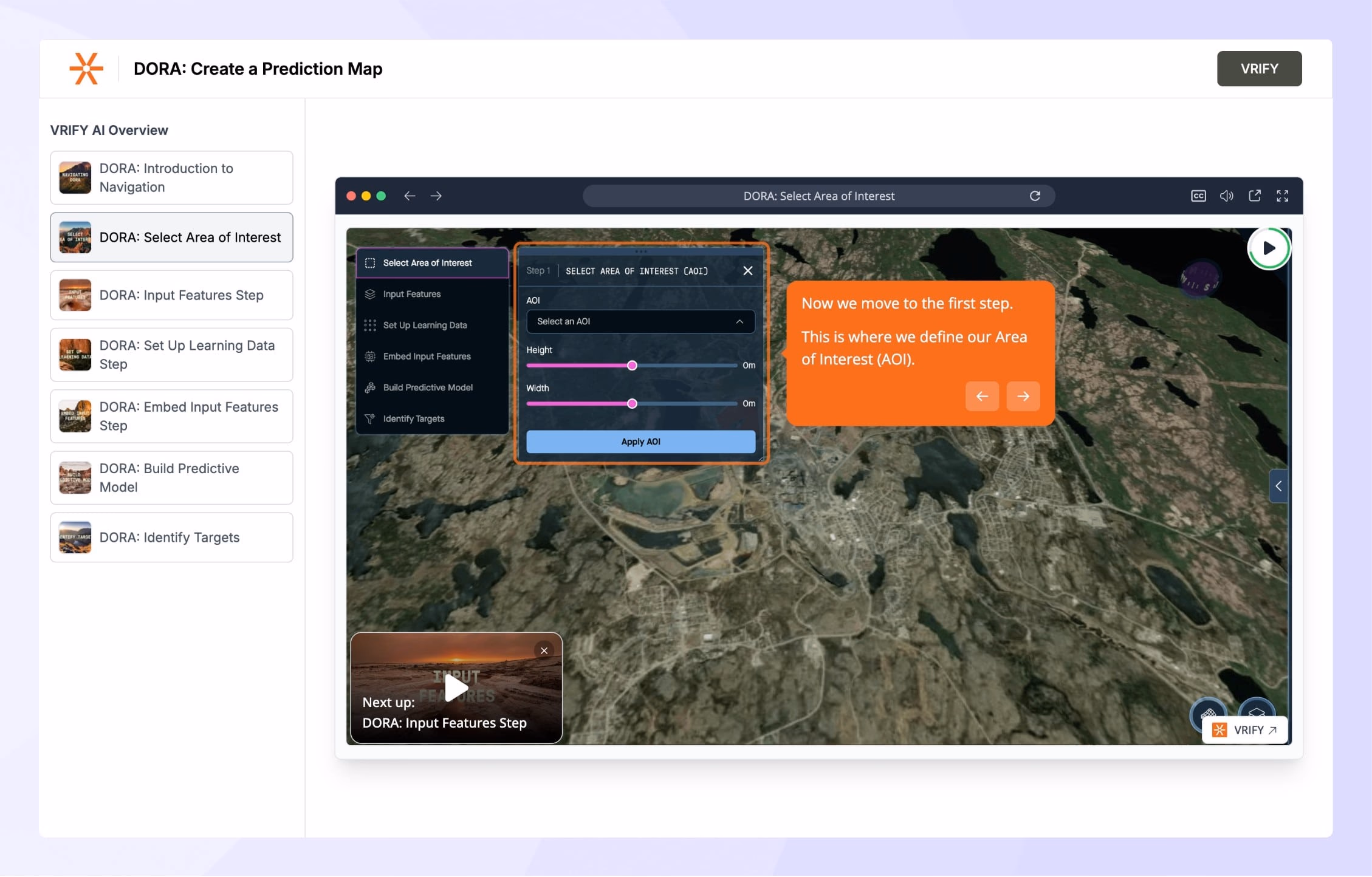 VRIFY showcase with Supademo