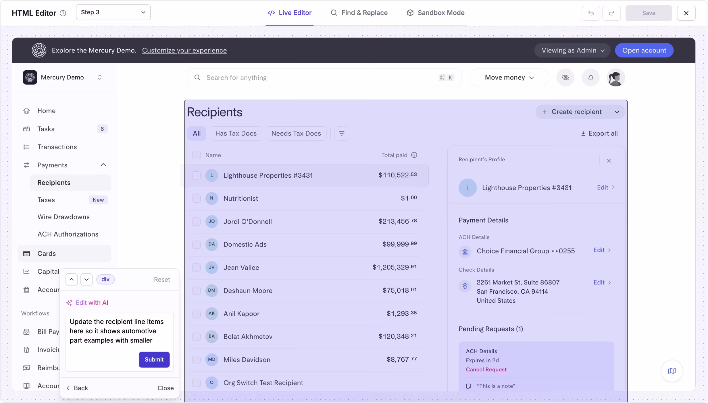Turn one demo into dozens of tailored versions