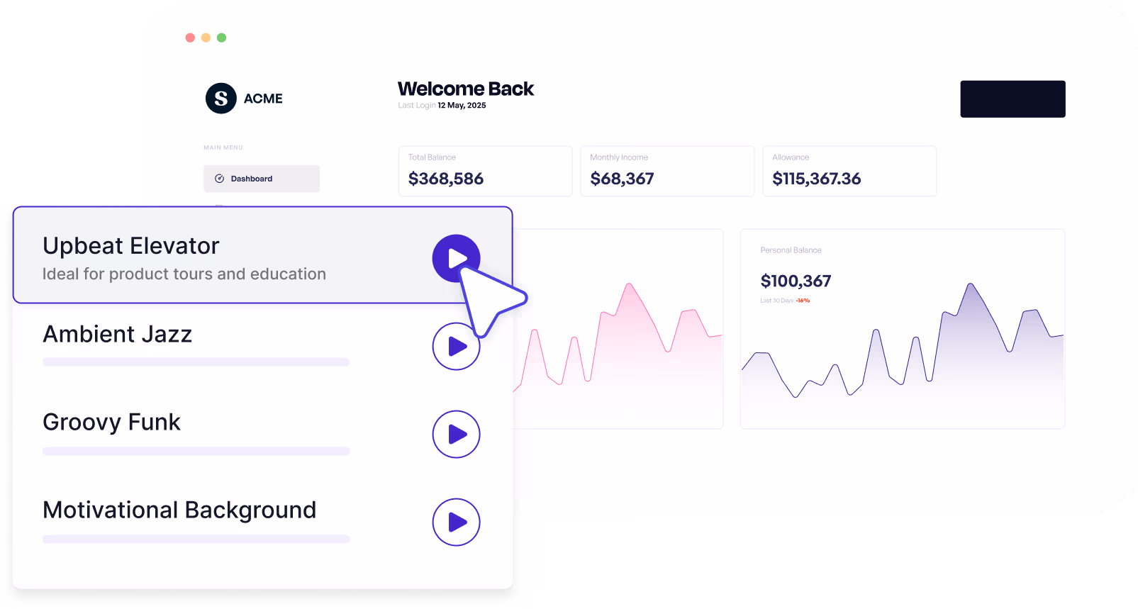 Add music for a more polished feel