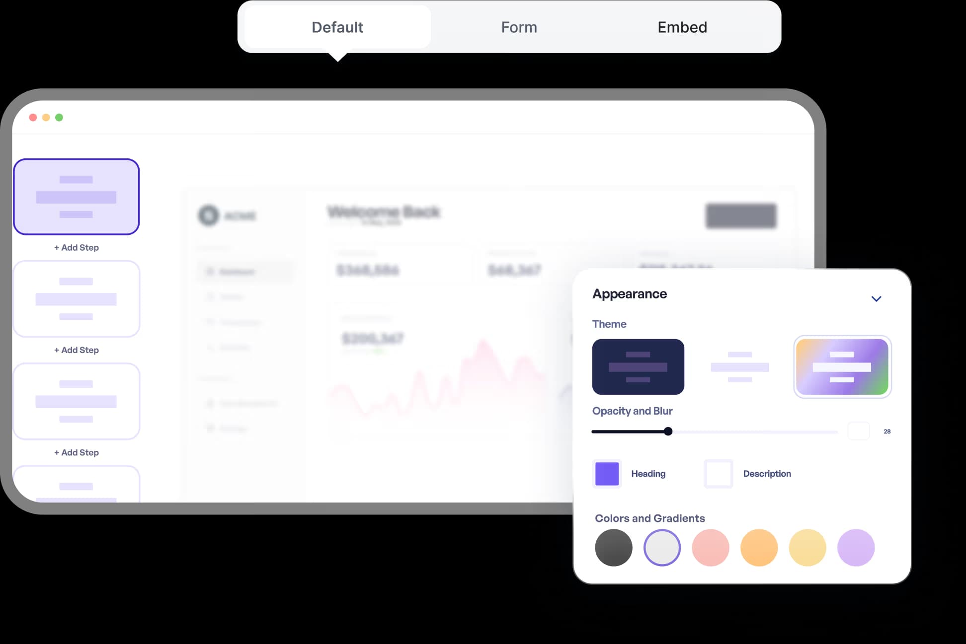 Add context, guide flows, and drive action
