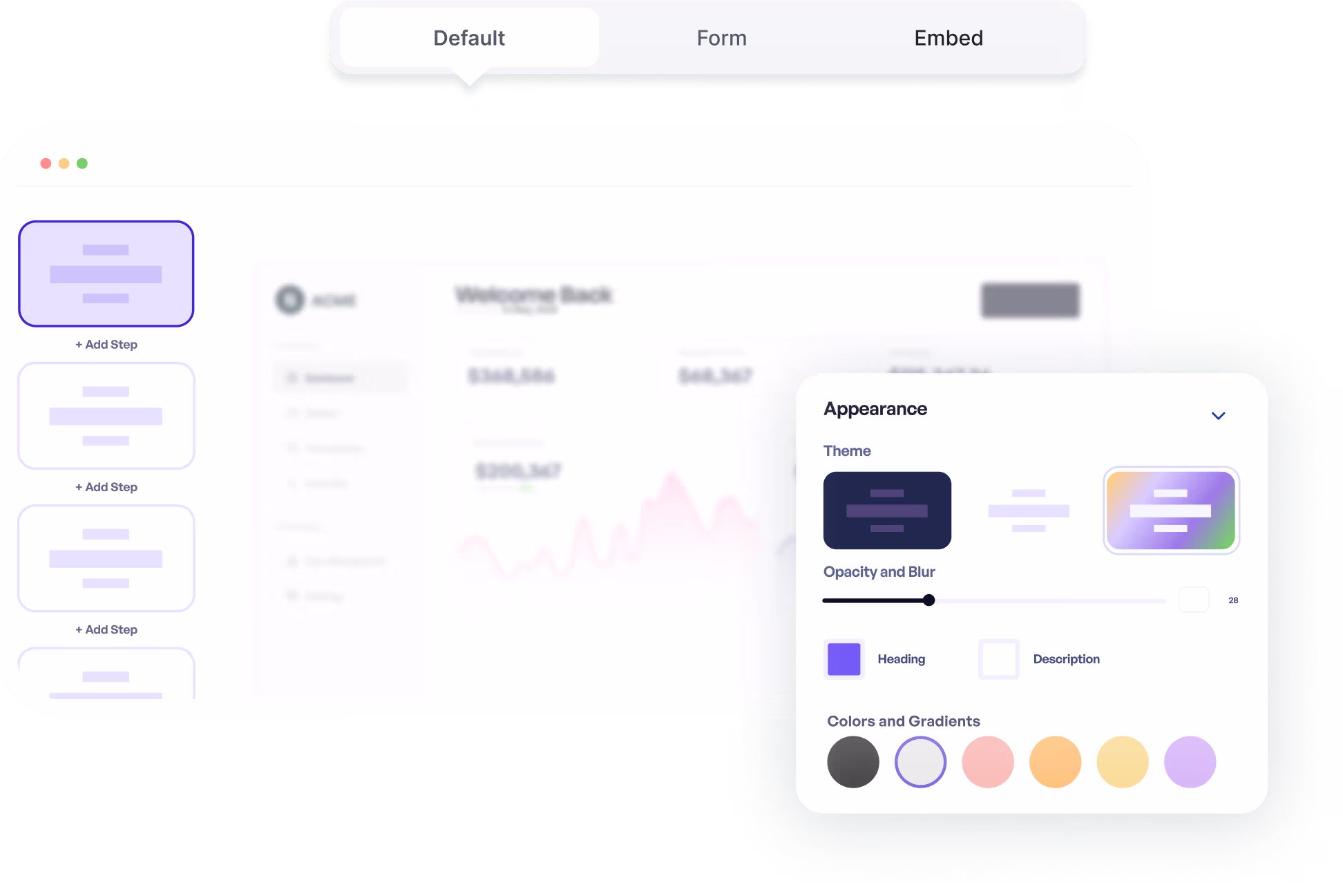 Add context, guide flows, and drive action