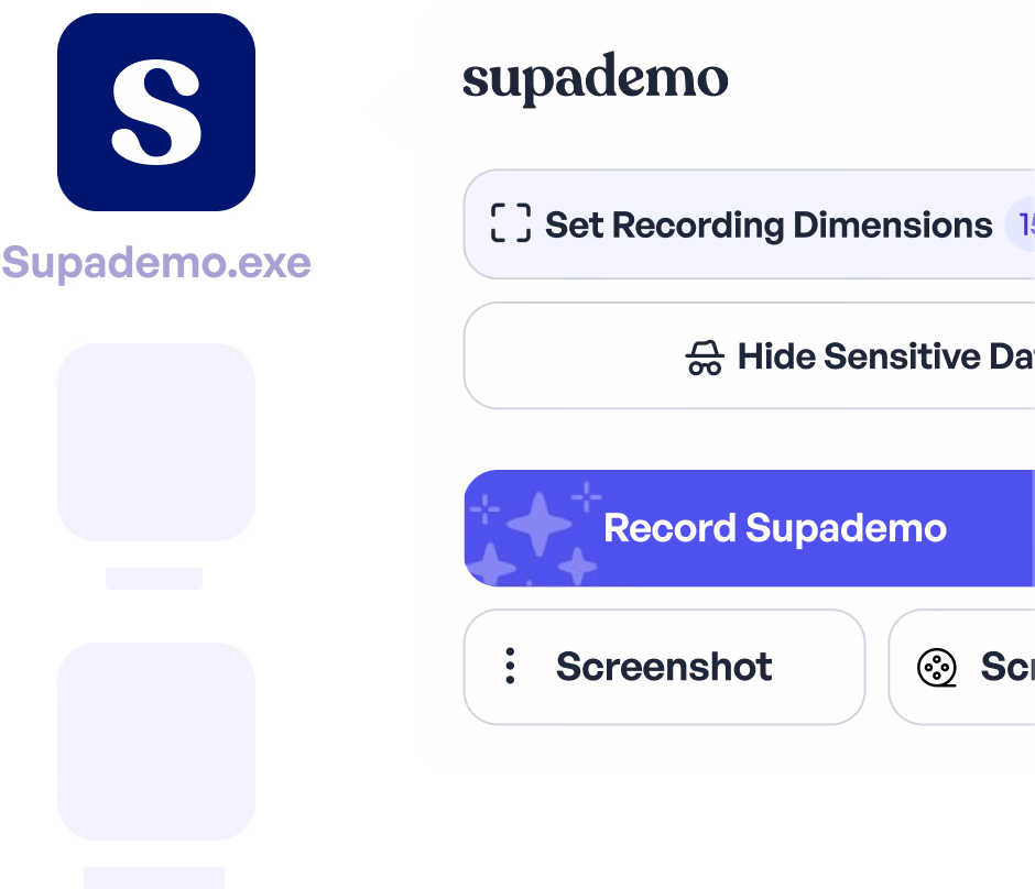 Windows desktop app recorder