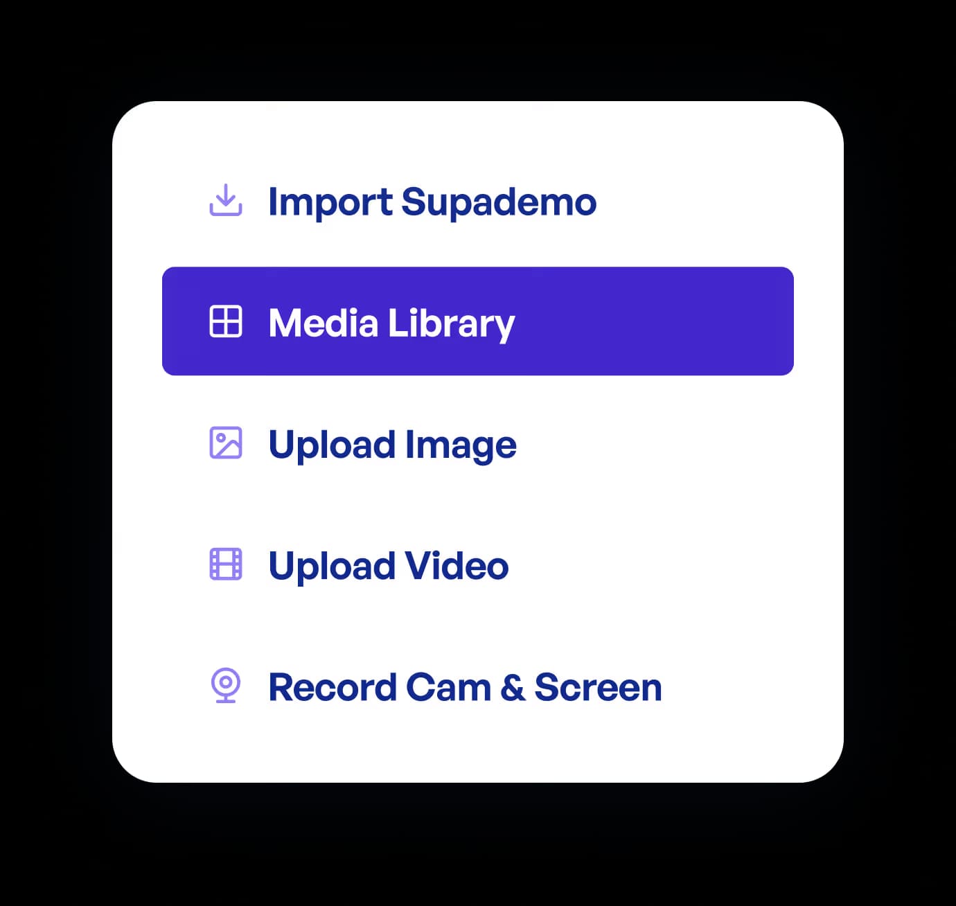 Upload videos and screenshots