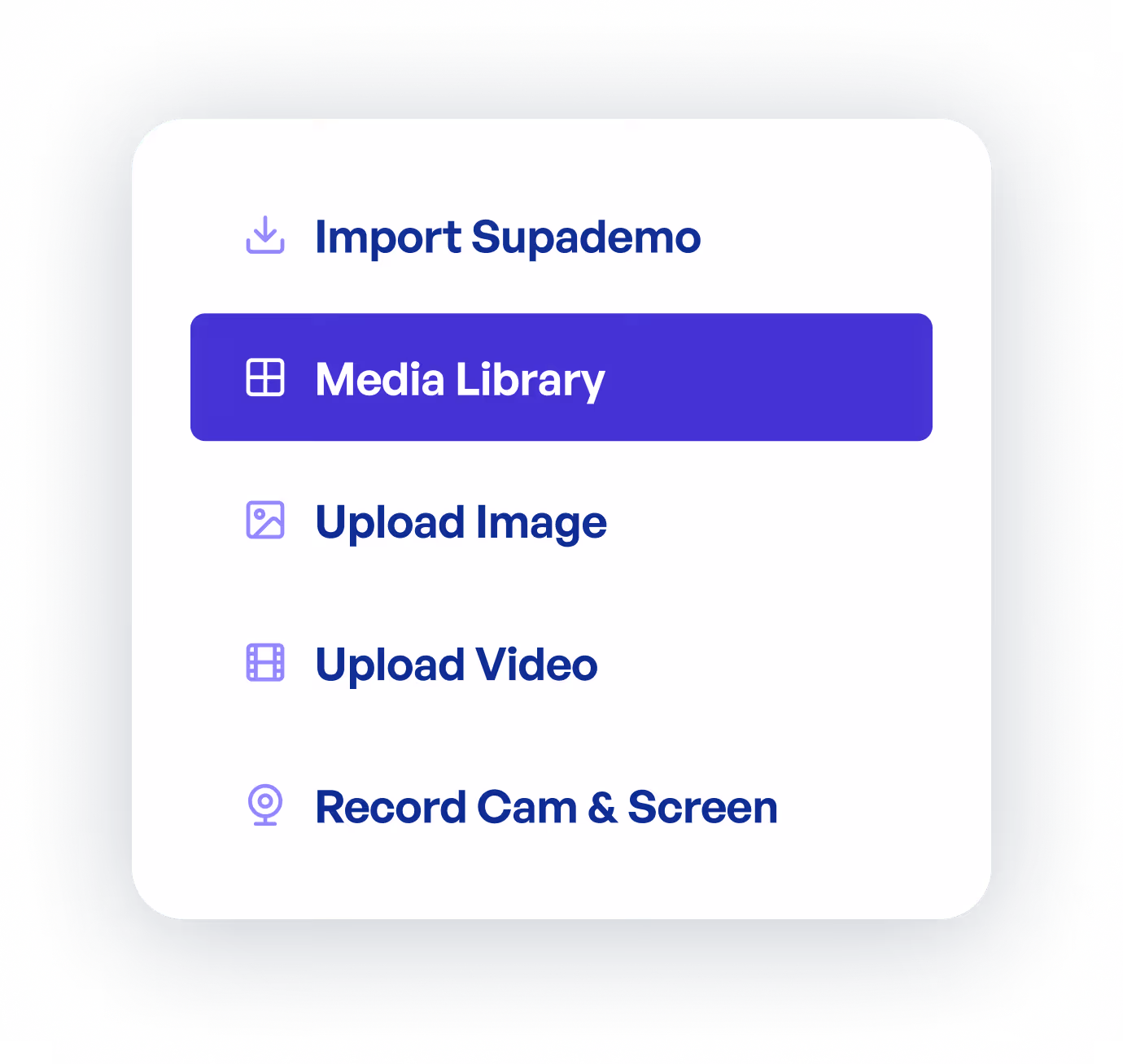 Upload videos and screenshots