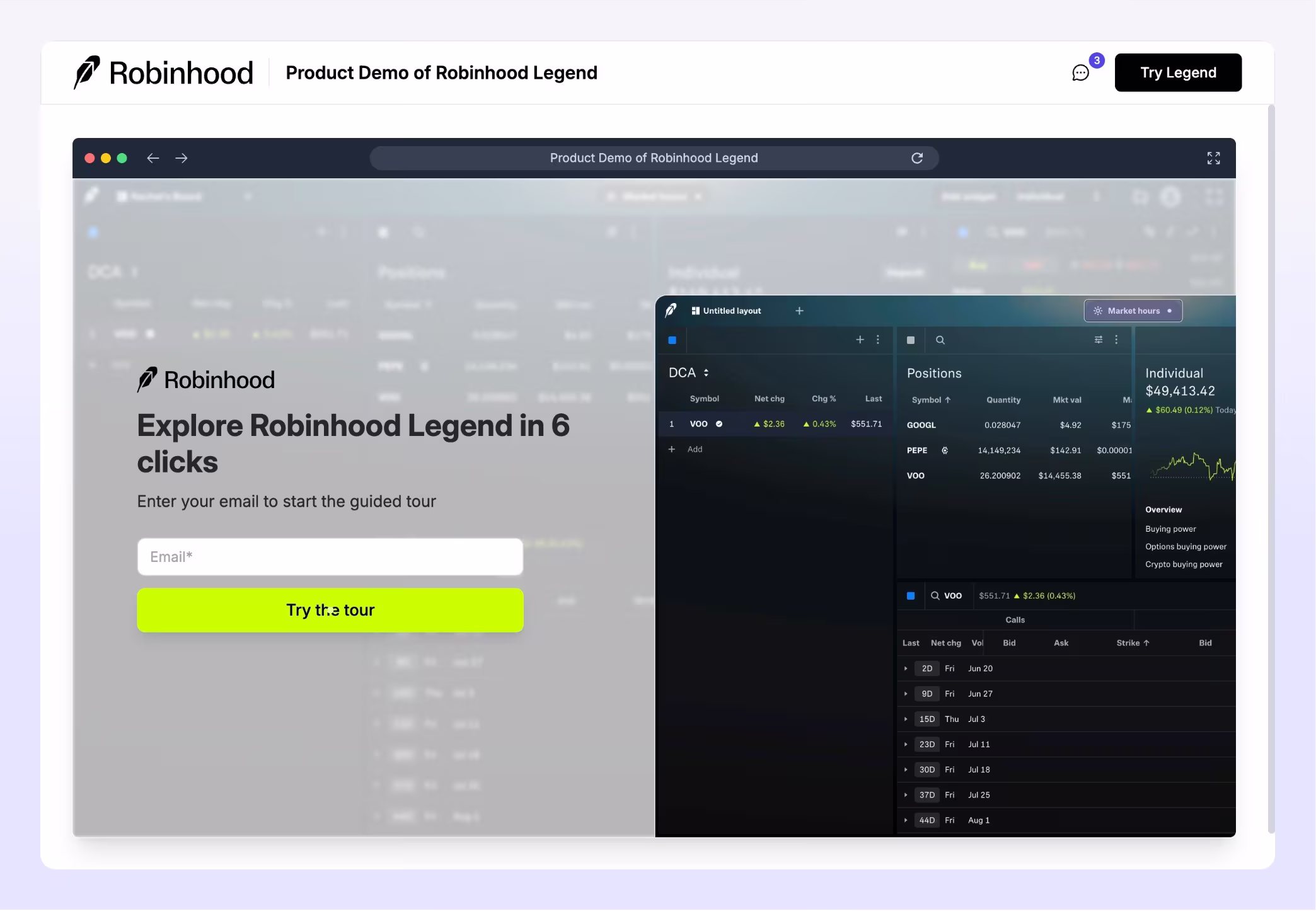 Collect lead data inside your interactive demo