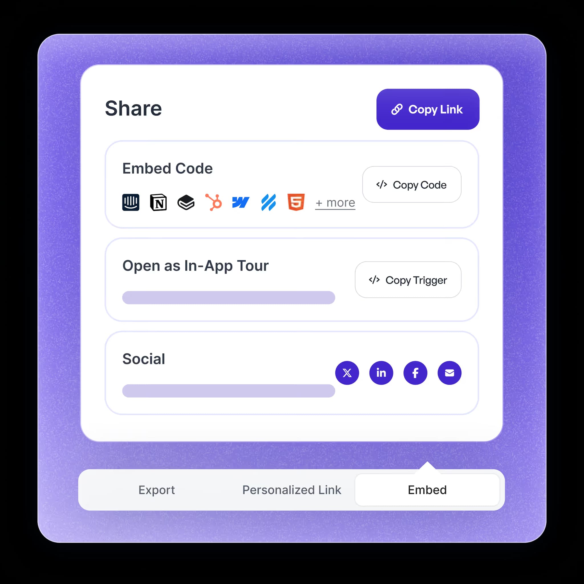 Share and embed HTML demos anywhere