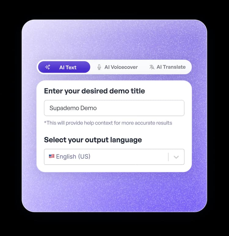 AI Demo Editor