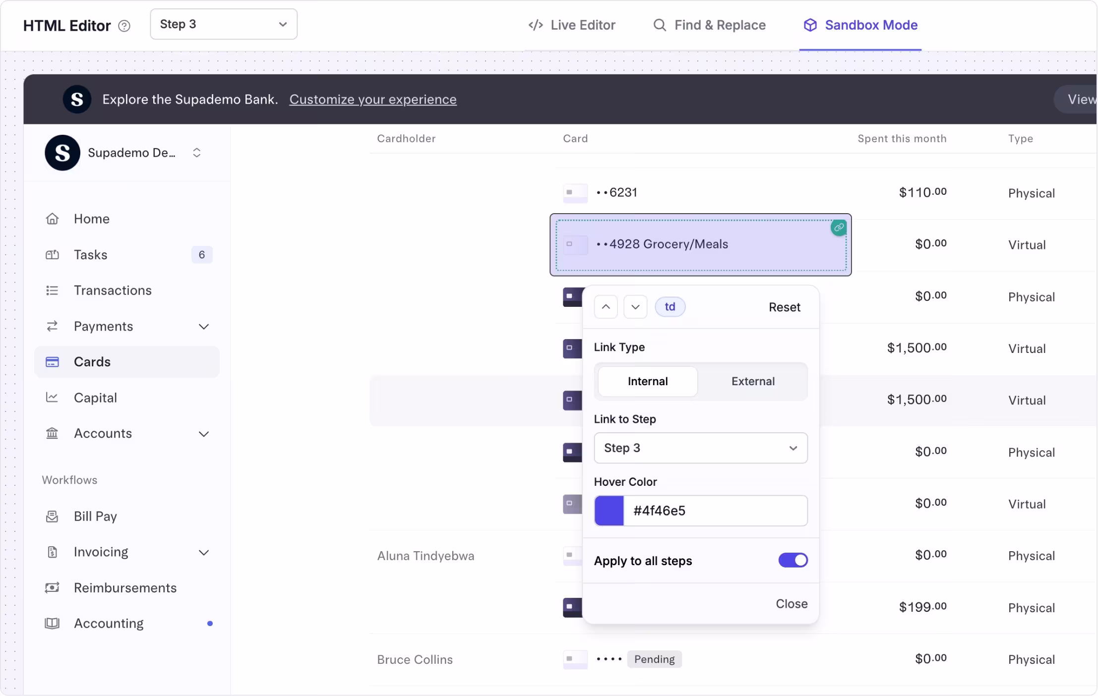 Invisible Hotspots feature