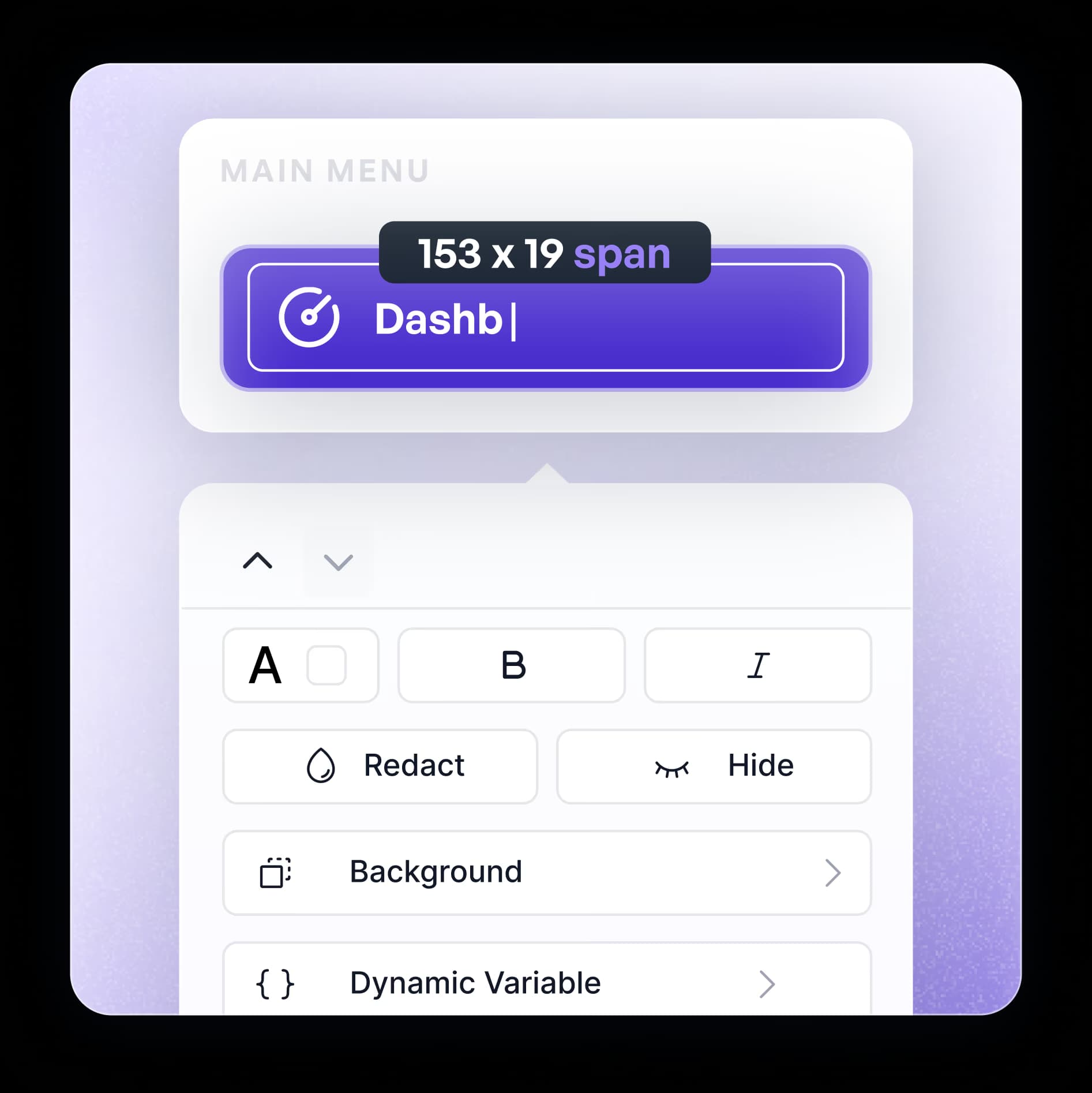 Customize text and visuals in demos