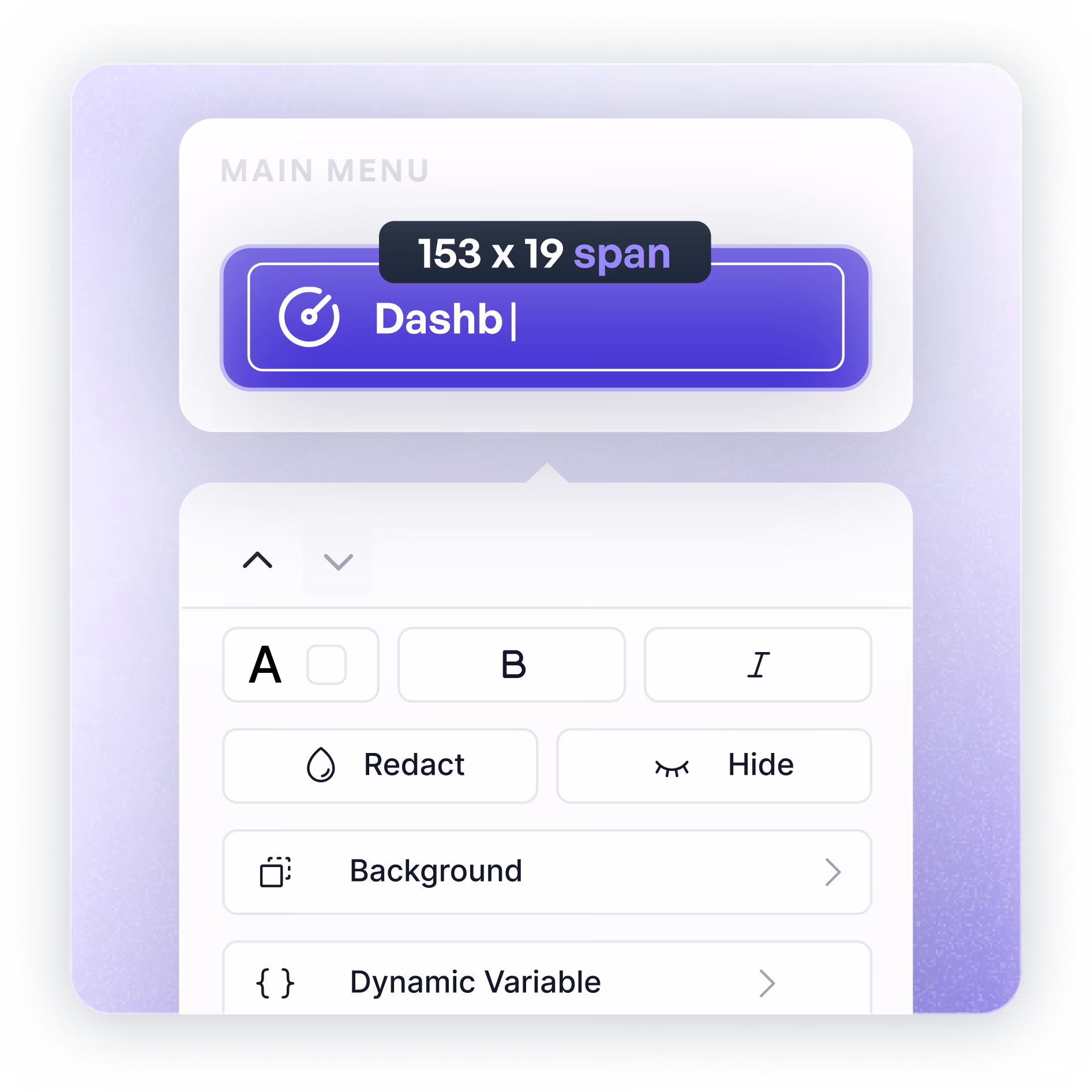 Customize text and visuals in demos