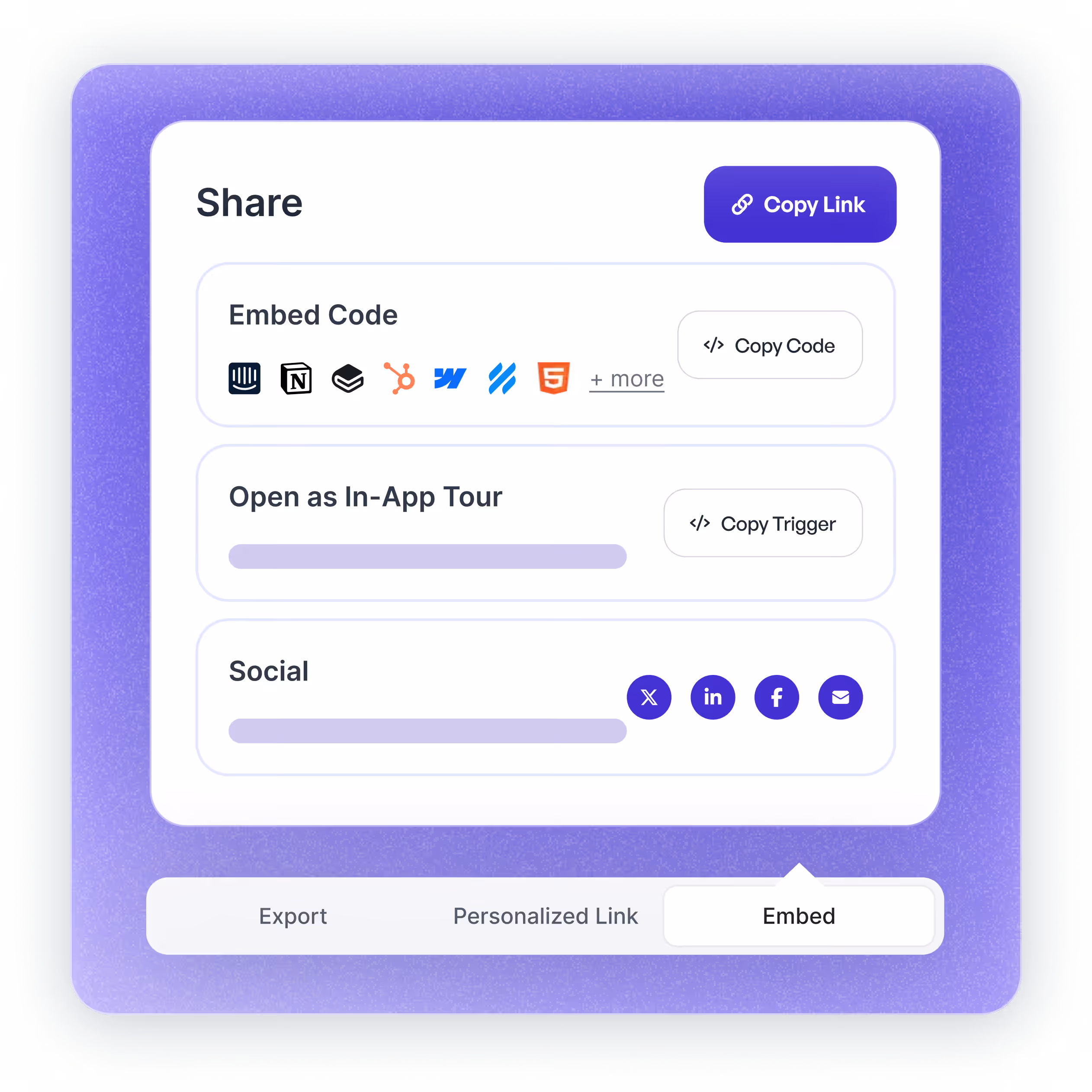 Embed anywhere online