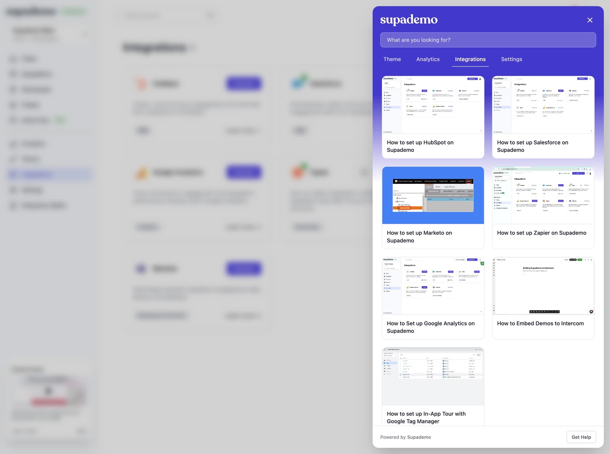 Interactive product tour demonstrating key features and use cases during onboarding