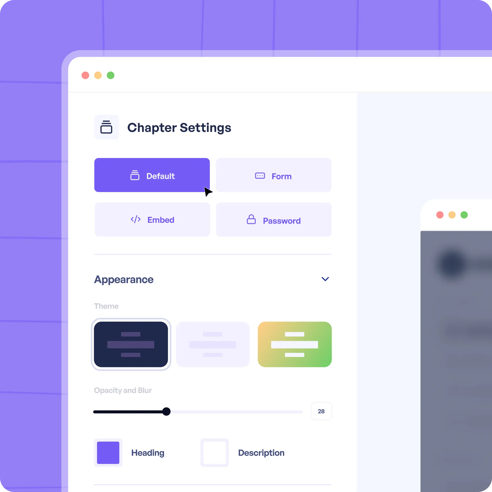 Customizable chapters in Figma prototypes