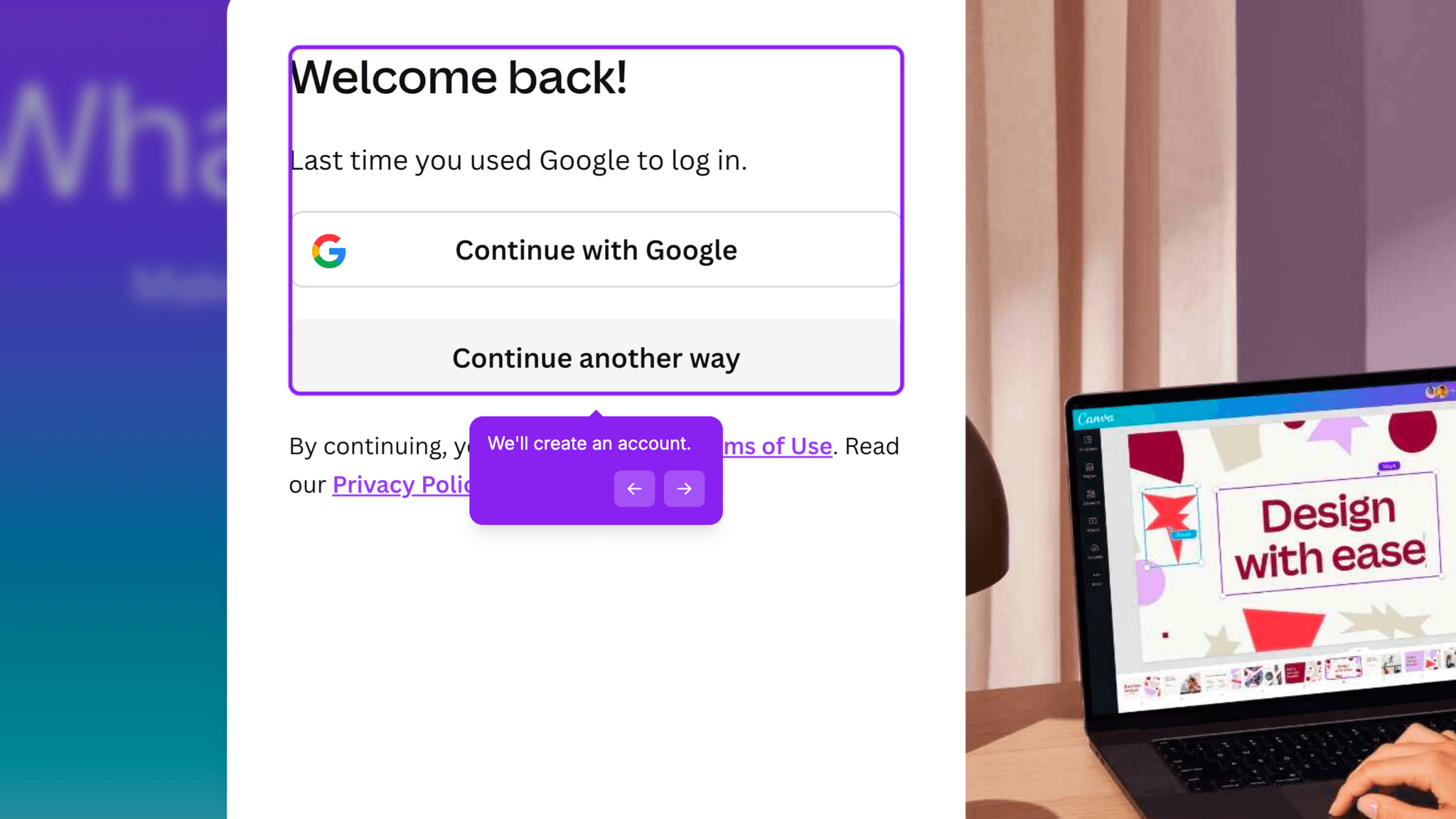 Authentication options are broad; required fields are minimal.