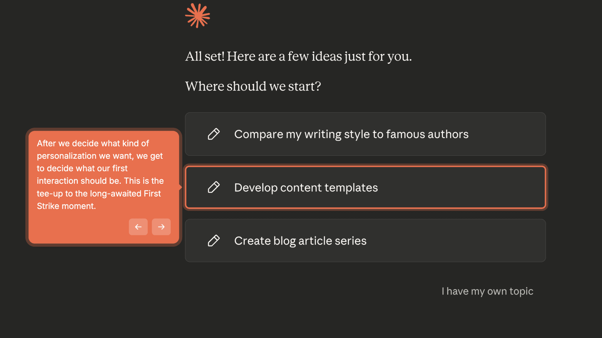 Personalization creates buy-in before value arrives.