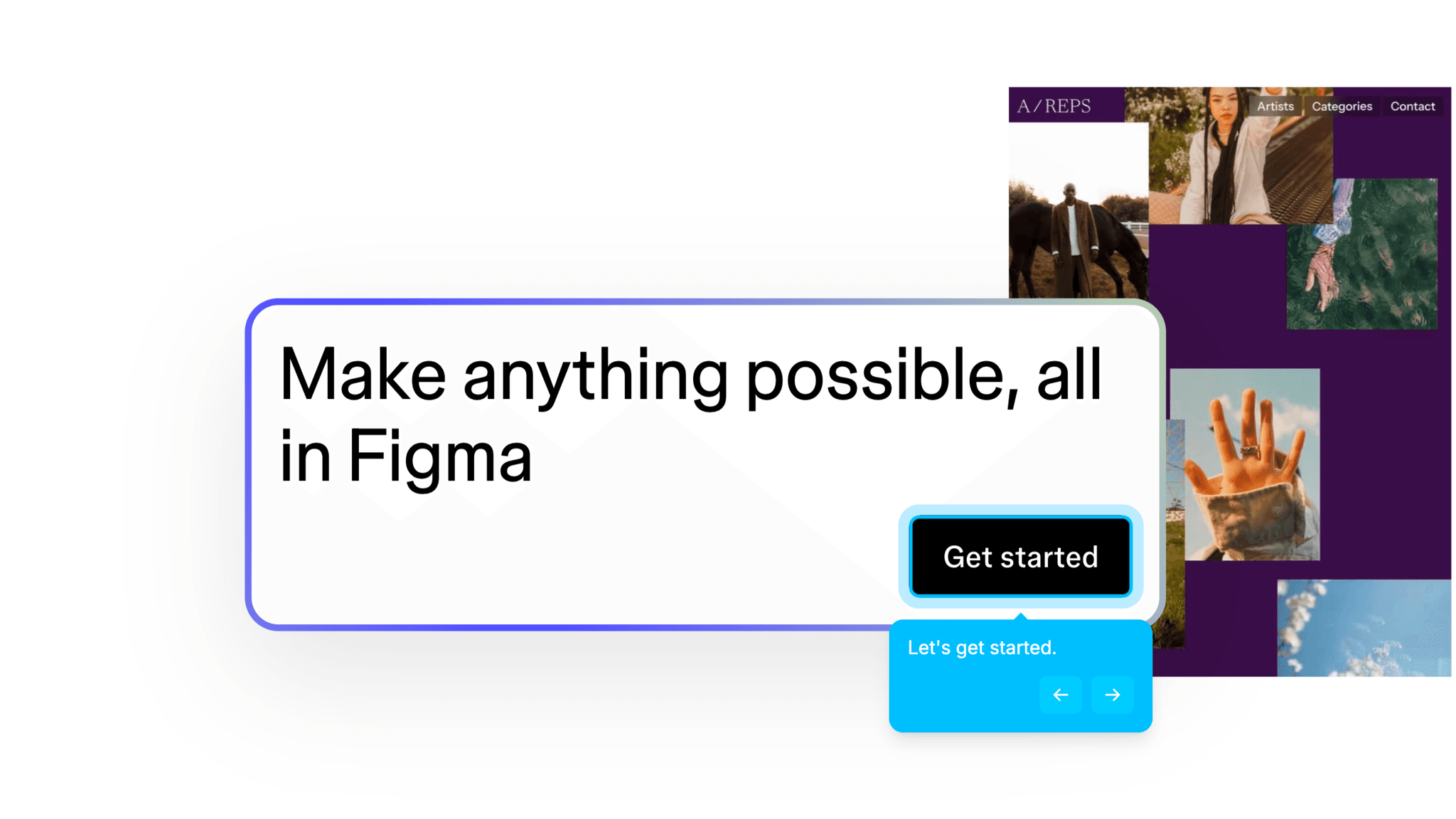 The blank canvas is surrounded by enough scaffolding to make it approachable.