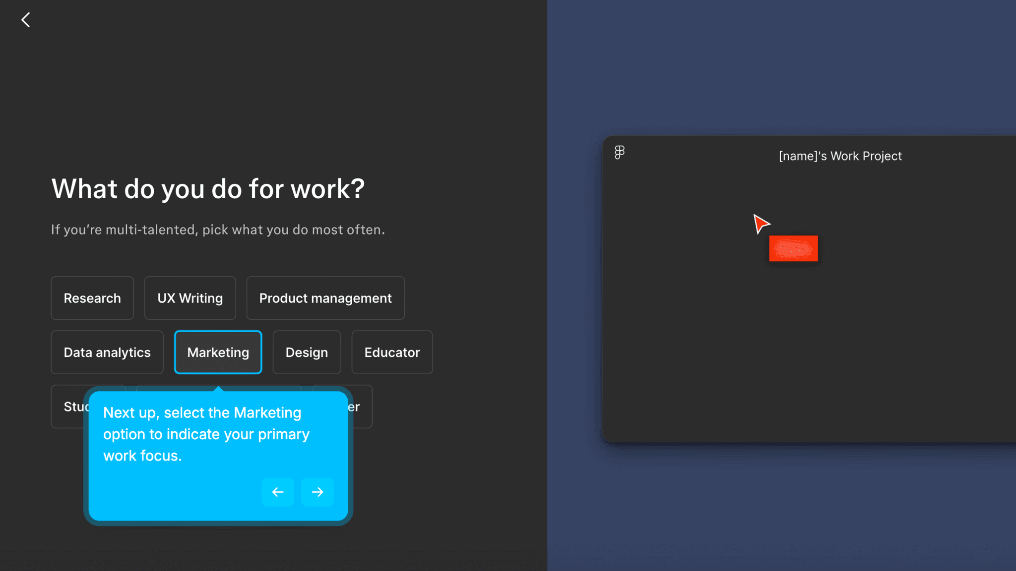 The feature tour is load-bearing in a way most product tours aren't.