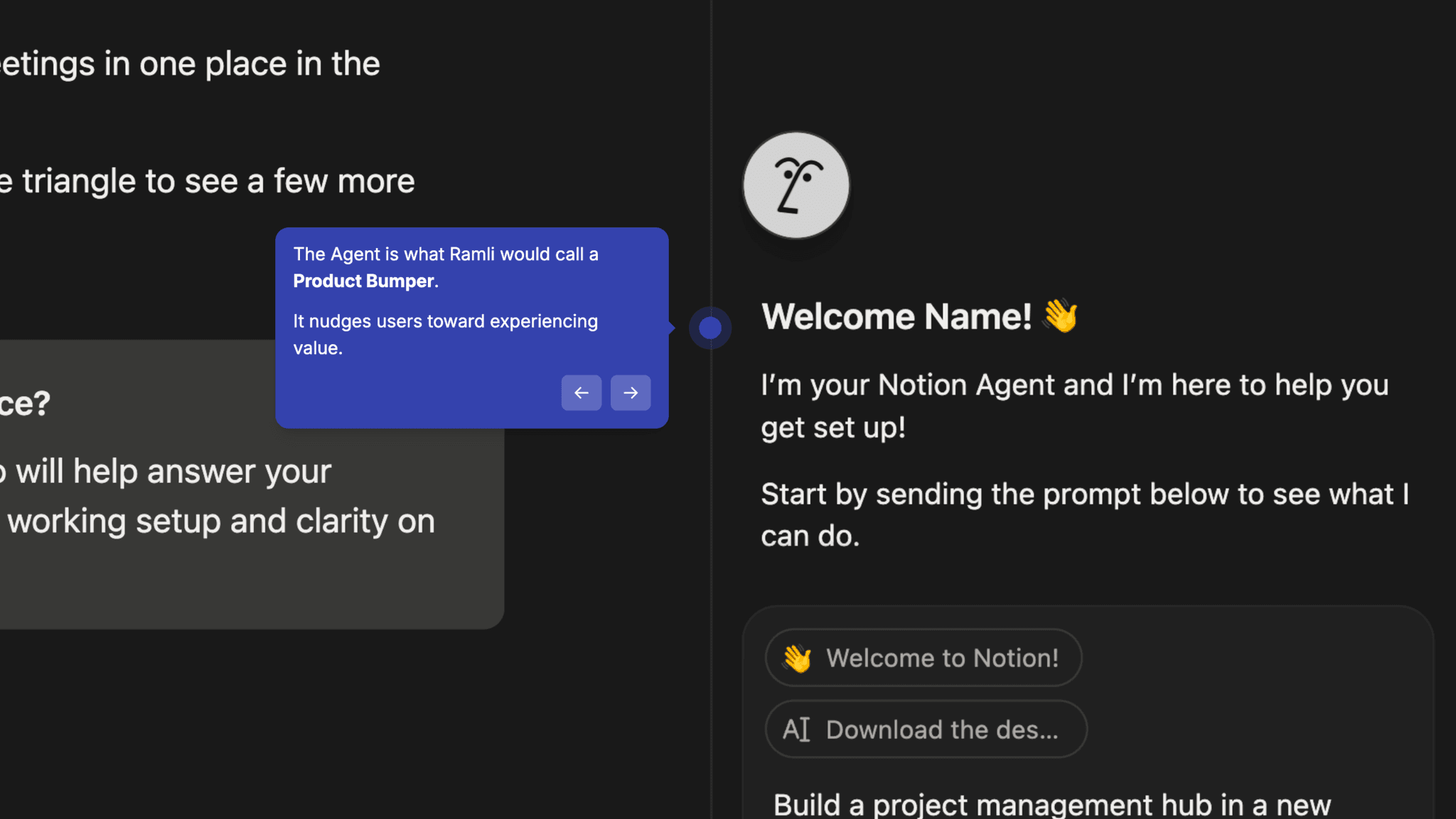 AI-generated starter pages shift setup from a task into a reaction.