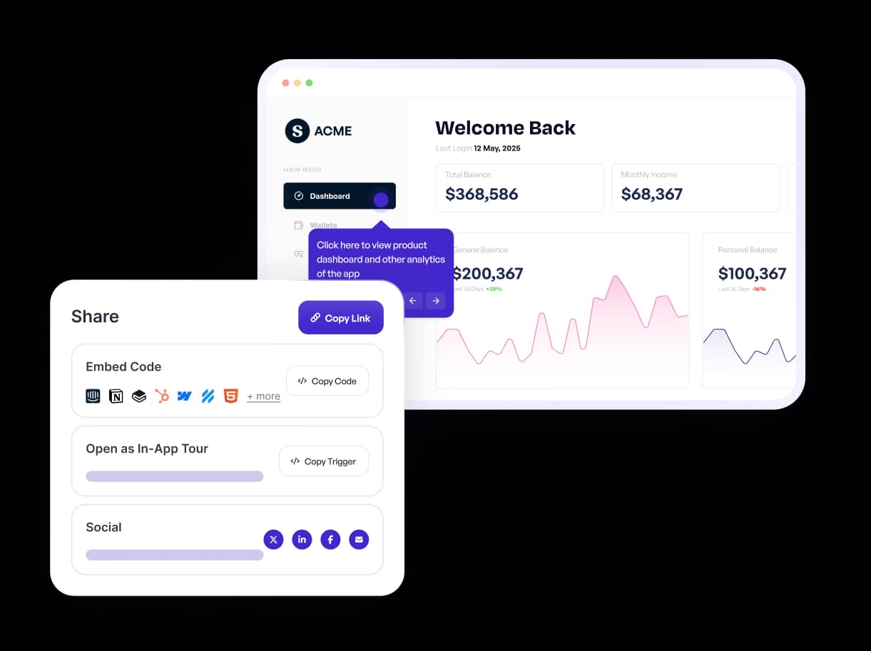 Visual workflows that show, not just tell