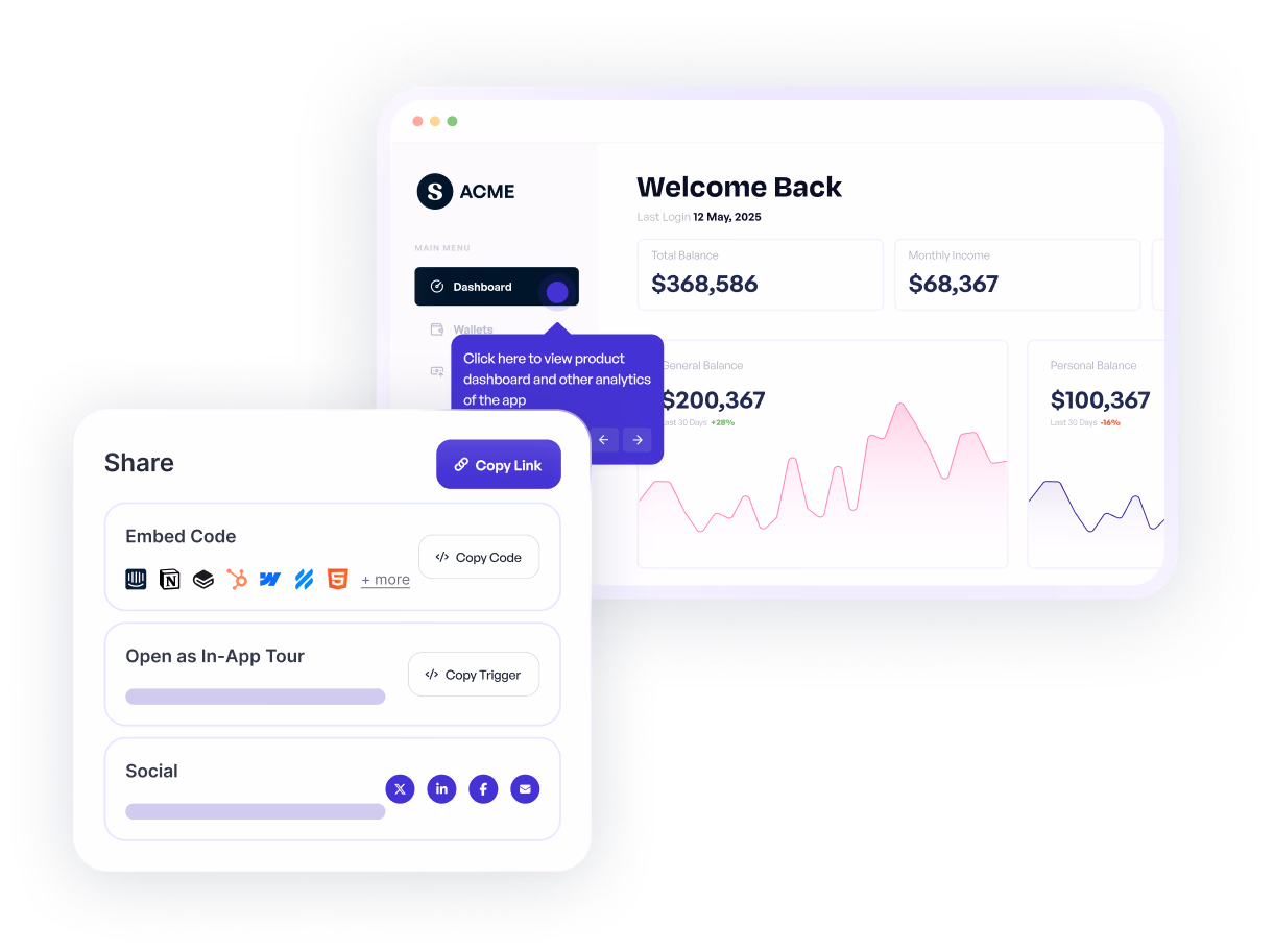 Visual workflows that show, not just tell