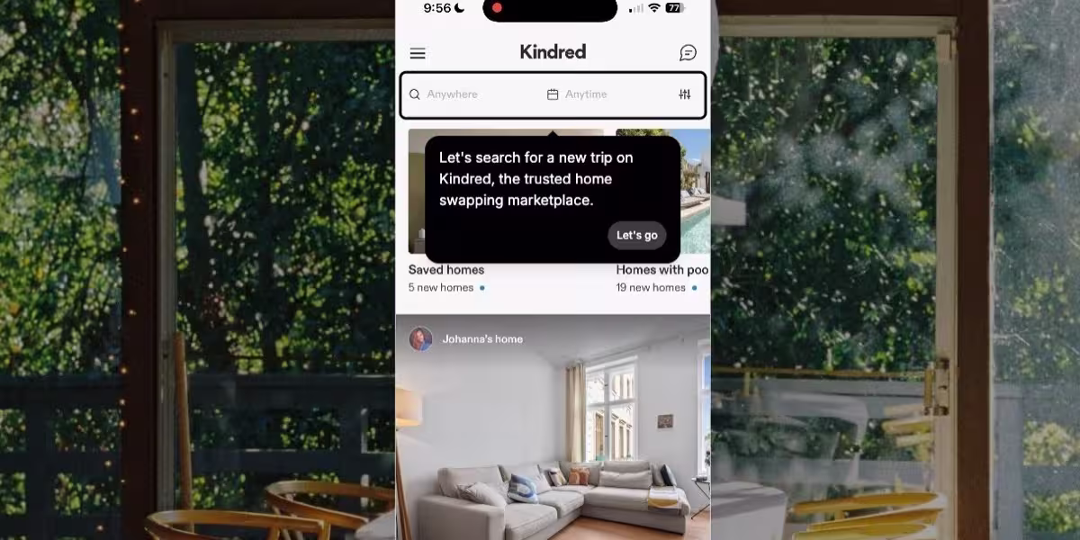 How to book a trip on Kindred
