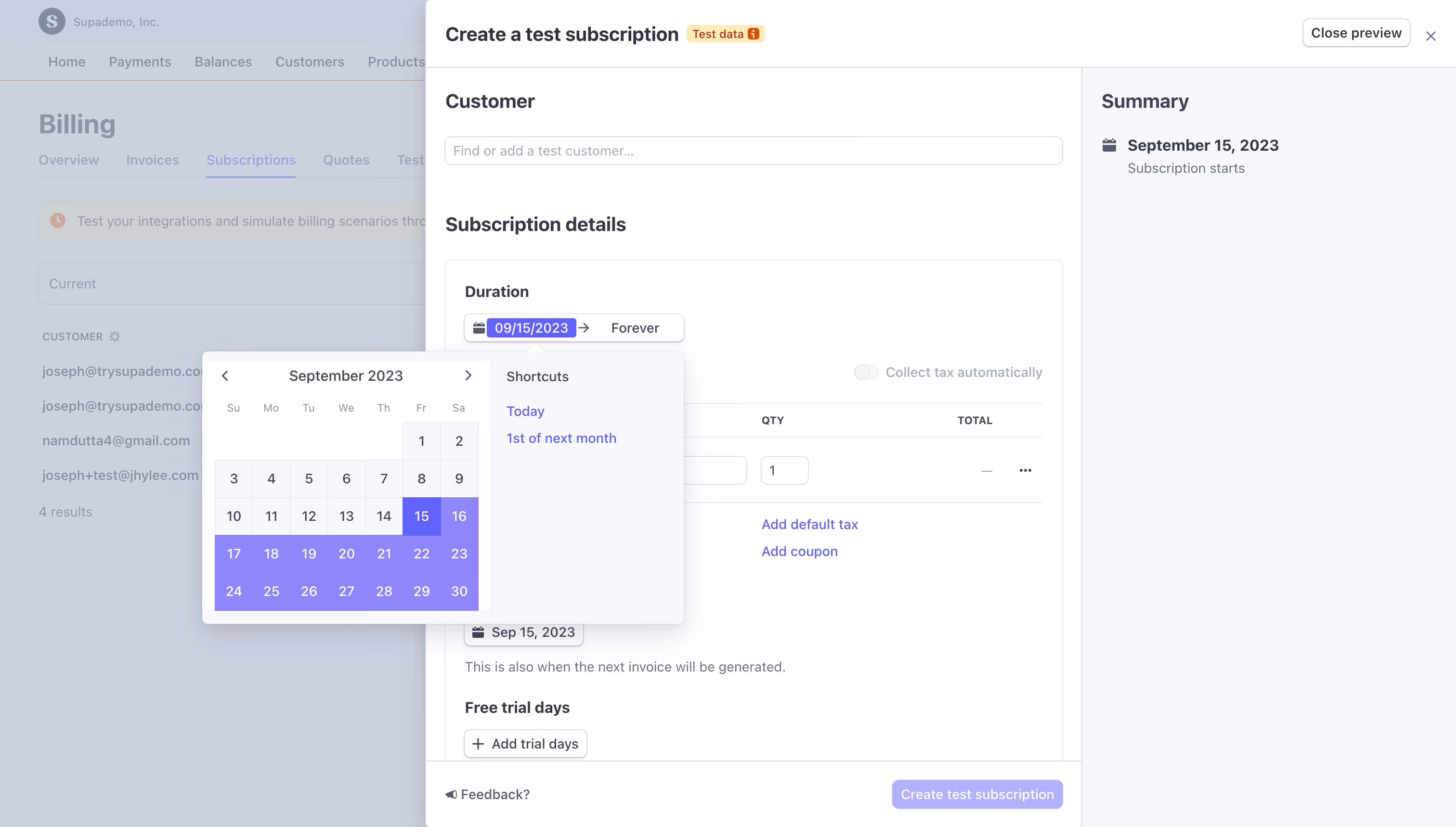Interactive feature recap for Sara