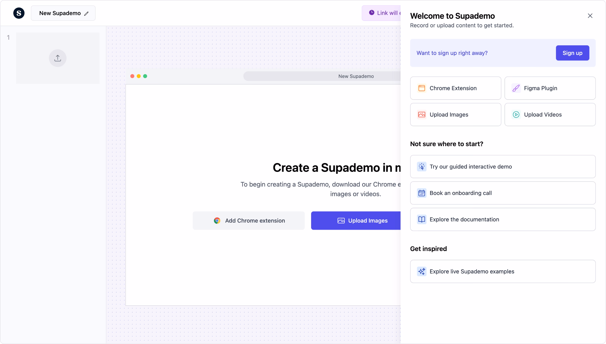 Supademo AI documentation generator showing auto-generated interactive documentation with step-by-step annotations