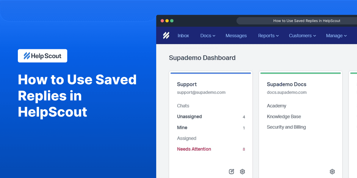 How to Use Saved Replies in HelpScout