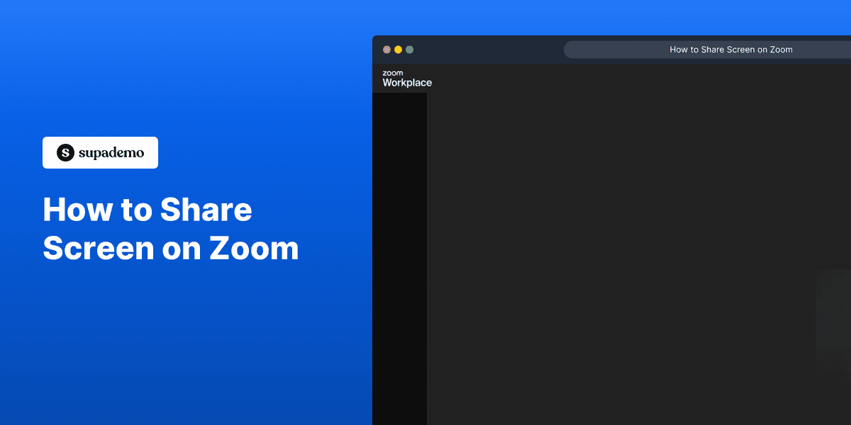 How to Share Screen on Zoom