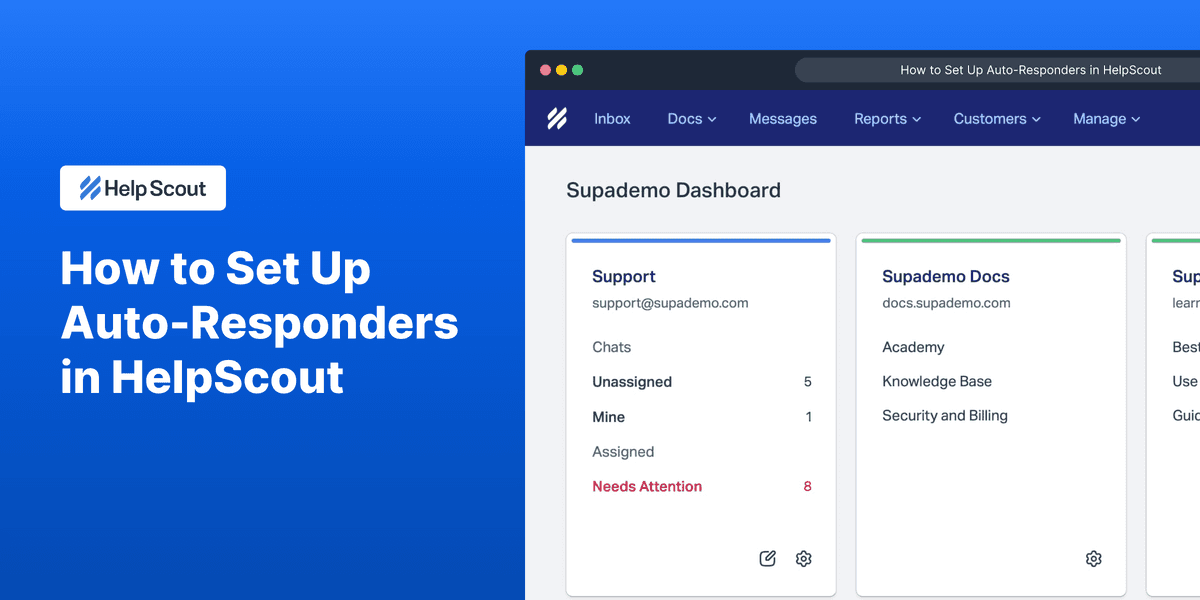 How to Set Up Auto-Responders in HelpScout