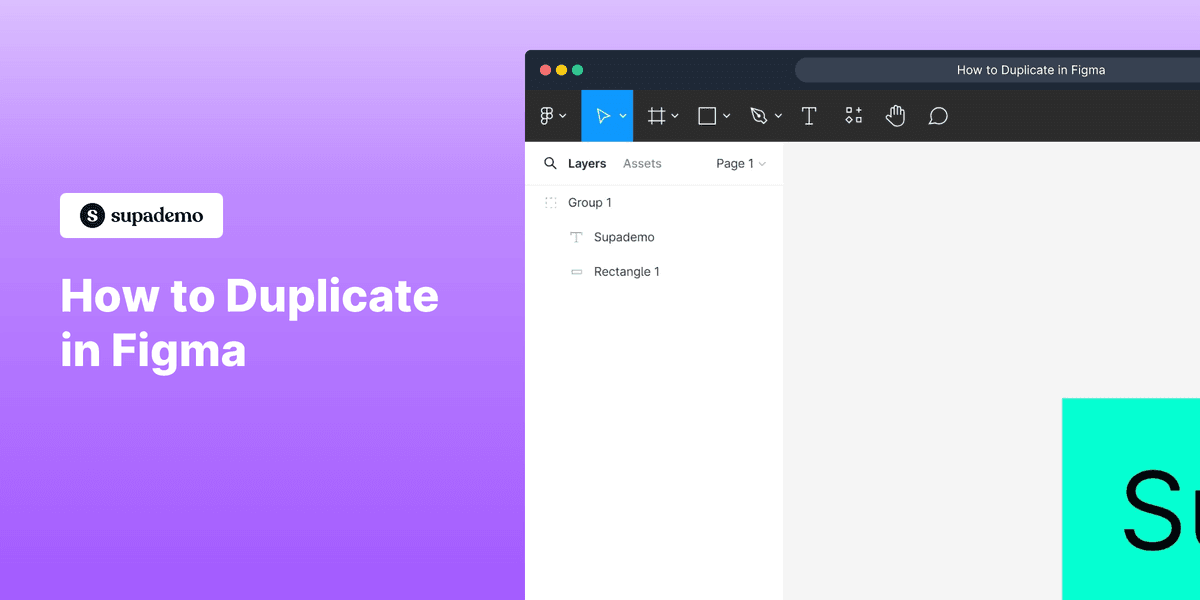 How to Duplicate in Figma