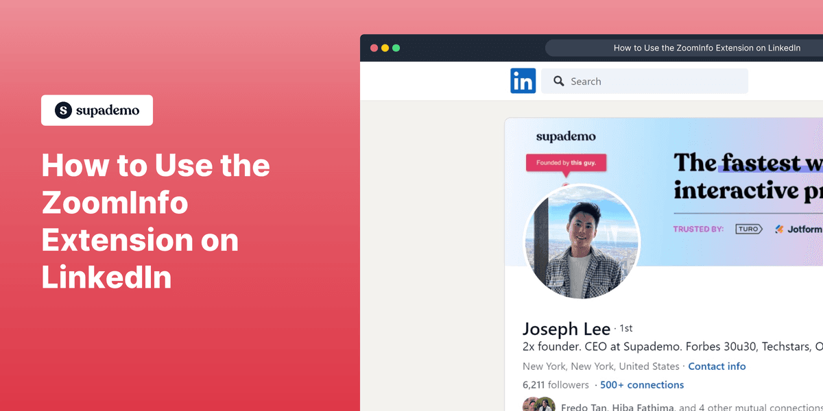 How to Use the ZoomInfo Extension on LinkedIn
