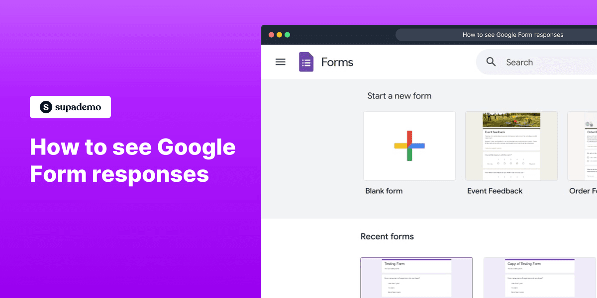 How to see Google Form responses