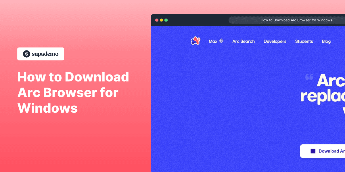 How to Download Arc Browser for Windows