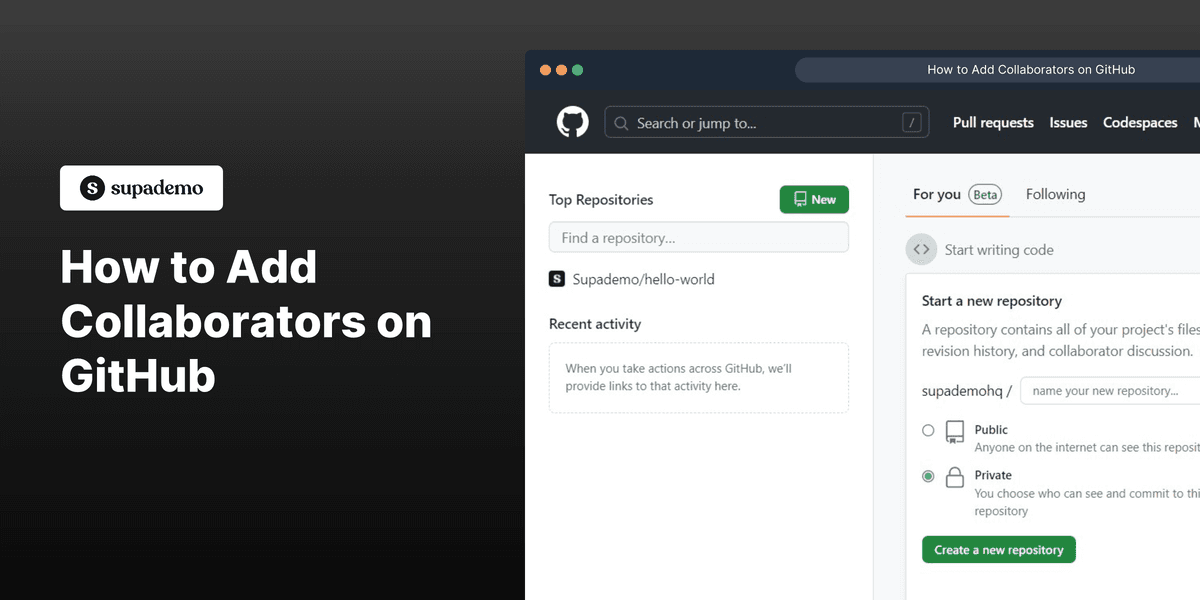 How to Add Collaborators on GitHub