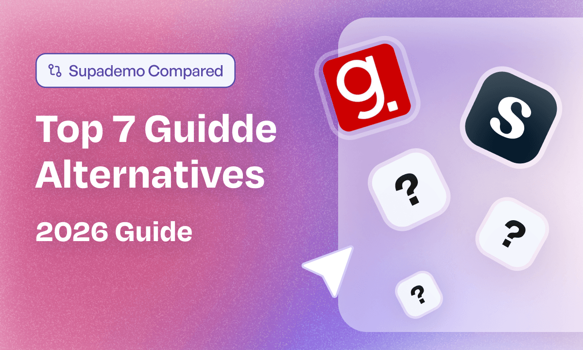 Top 7 Guidde Alternatives & Competitors in 2026