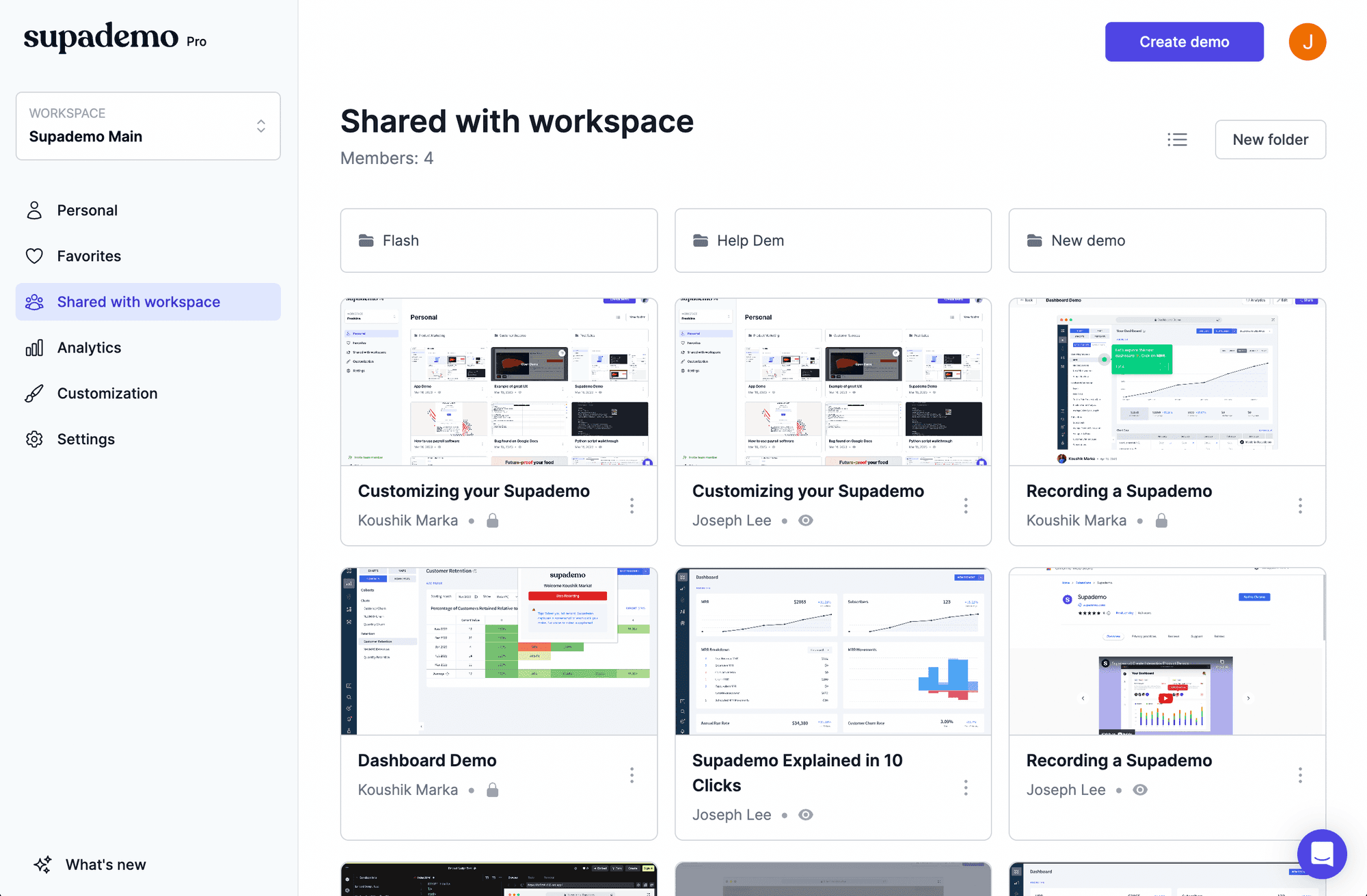1/17: Shared Workspaces & Folder Management