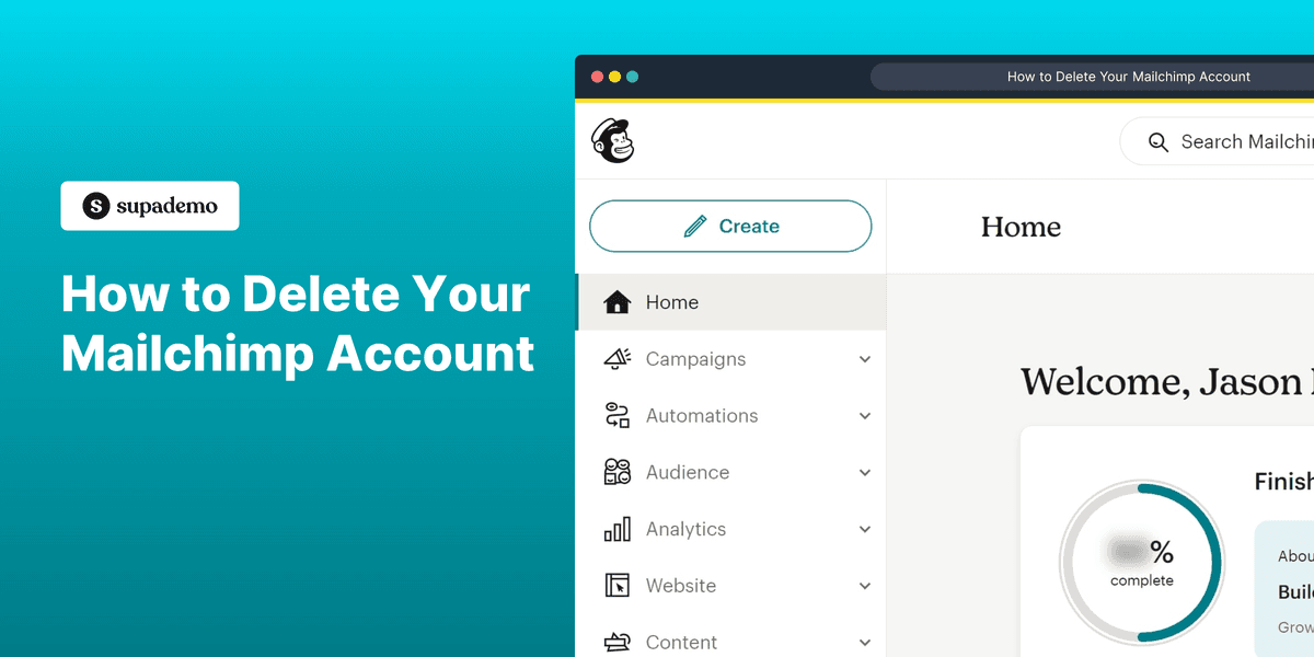 How to Delete Your Mailchimp Account