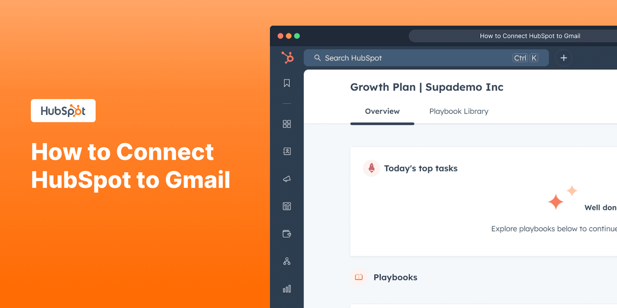 How to connect HubSpot to Gmail
