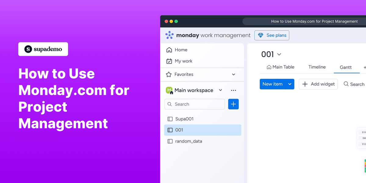 How to Use Monday.com for Project Management