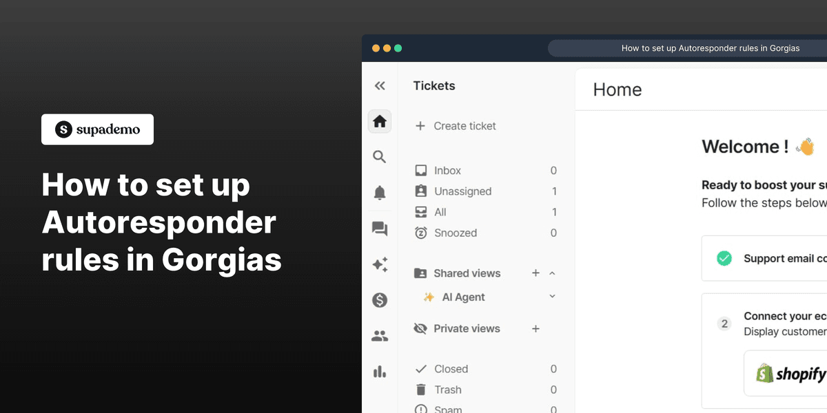 How to set up Autoresponder rules in Gorgias
