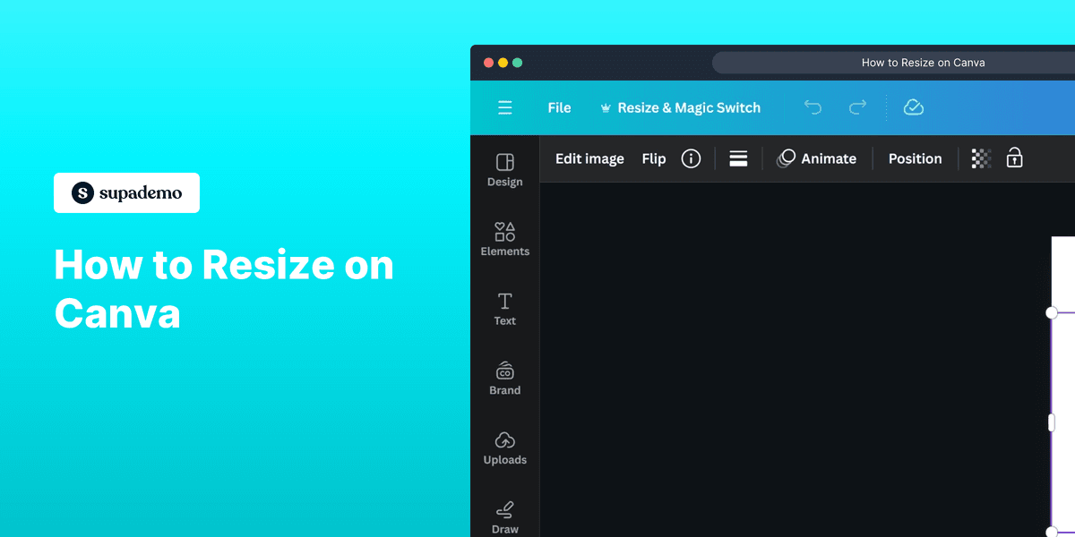How to Resize on Canva