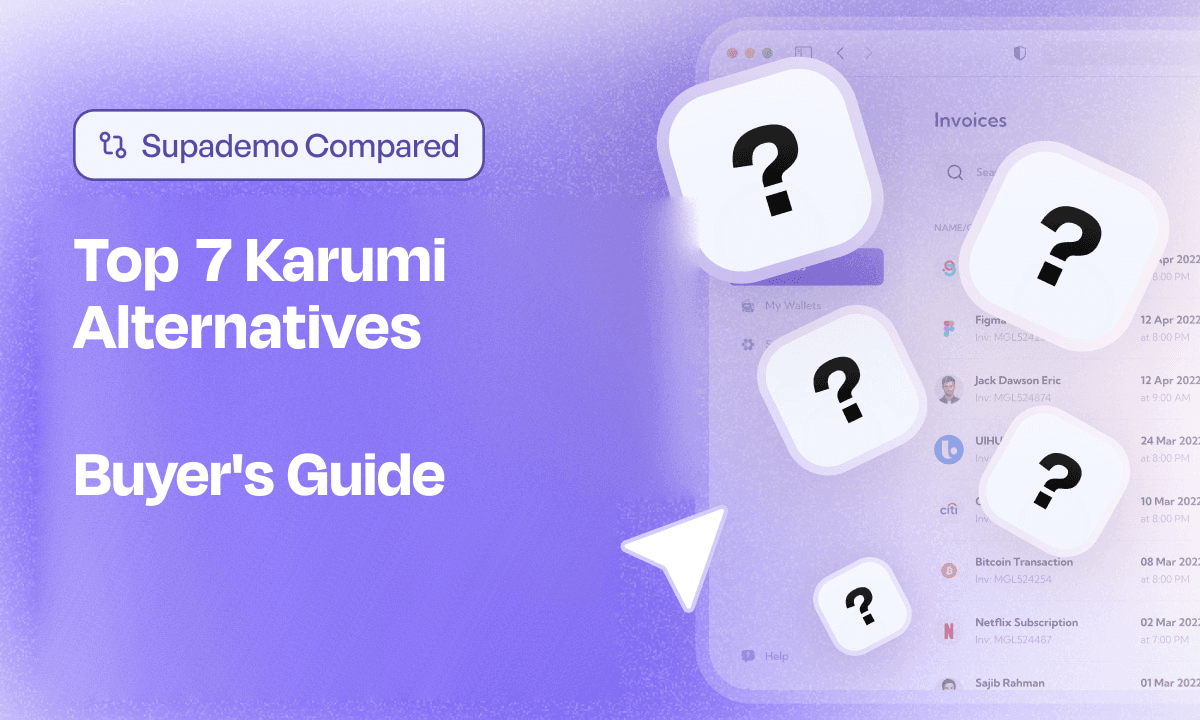 7 Best Karumi Alternatives for Agentic Product Demos in 2026